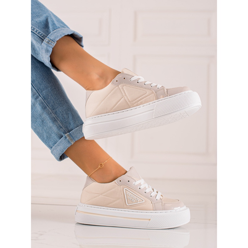 Seastar Sapatos da moda bege 1