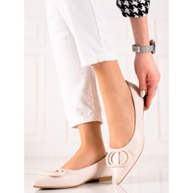 Seastar bailarinas bege com um ornamento 1 Seastar bailarinas bege com um ornamento 1
