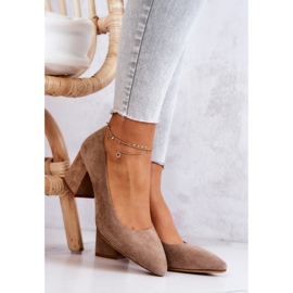 Sapatos de Camurça Sergio Leone PB411 Bege castanho 1