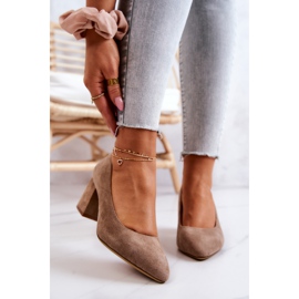 Sapatos de Camurça Sergio Leone PB411 Bege marrom 2