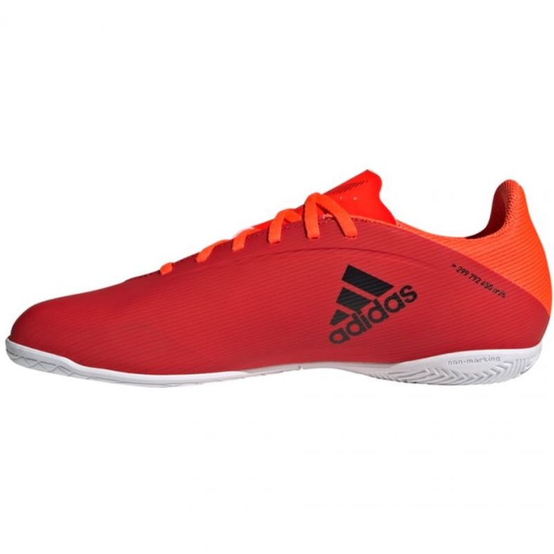Chuteiras Adidas X Speedflow.4 In M FY3346 vermelho laranjas e vermelhos 1