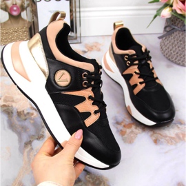 Tênis na plataforma Vinceza W JAN79A preto 1