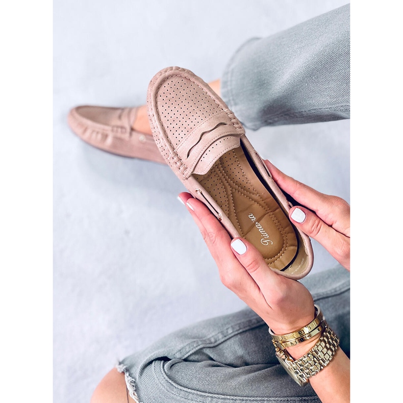 Mocassins femininos Minori Pink rosa 2