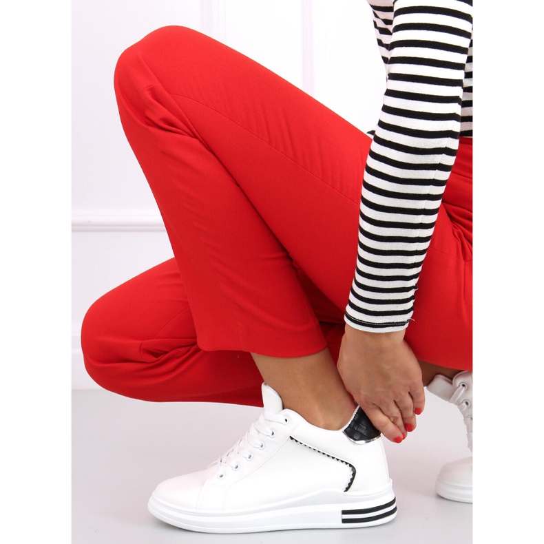 Tênis em uma cunha escondida Izumi BRANCO / PRETO 1