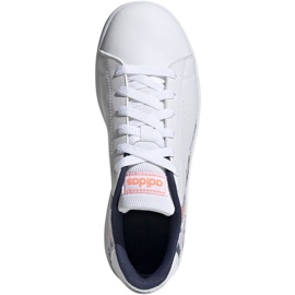 Sapatos Adidas Advantage K Jr EG2000 branco 1 Sapatos Adidas Advantage K Jr EG2000 branco 1