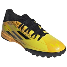 Chuteira Adidas X Speedflow Messi.3 Tf Jr GW7424 amarelo 1
