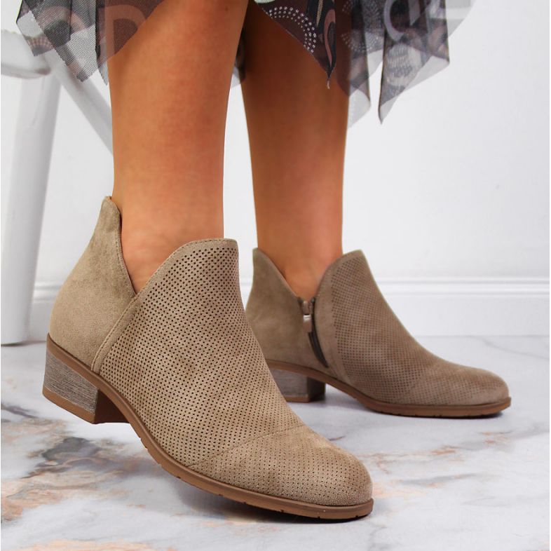 Botas a céu aberto Filippo W PAW319B bege 2 Botas a céu aberto Filippo W PAW319B bege 2