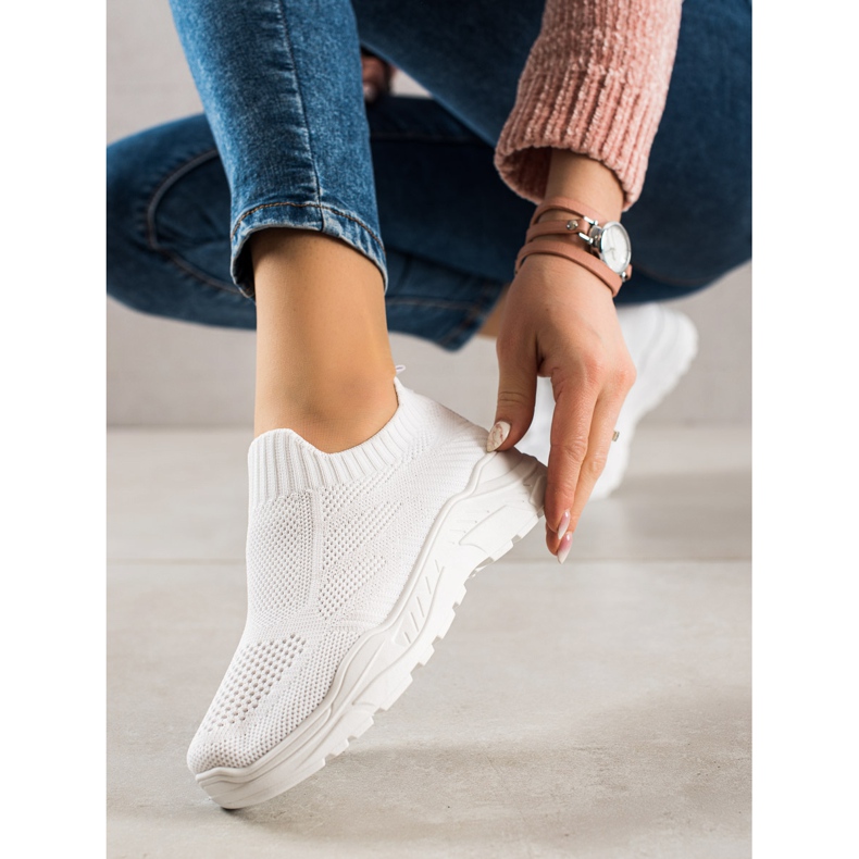 Bestelle Tênis Têxtil Slip-On branco 1