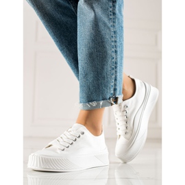 Seastar Tênis brancos na plataforma 2