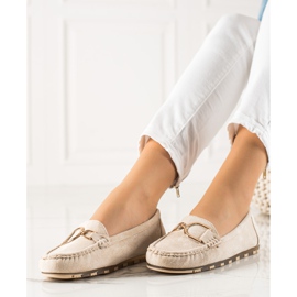 Seastar Mocassins casuais com enfeite bege 1