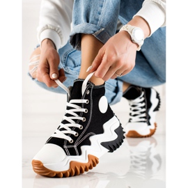 TRENDI Tênis pretos da moda 1