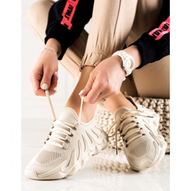 TRENDI Tênis Bege Moda 1