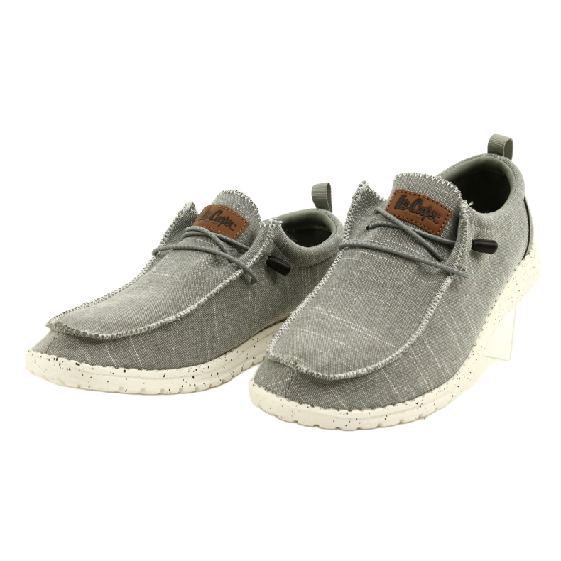 Mocassins leves Lee Cooper LCW-22-32-1209M cinza 3