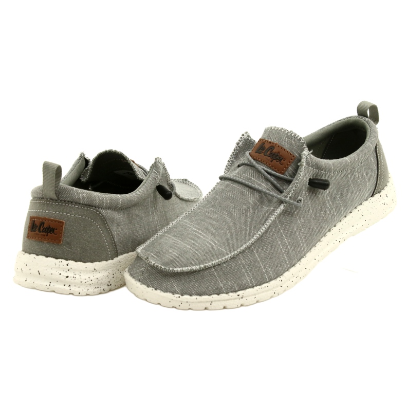 Mocassins leves Lee Cooper LCW-22-32-1209M cinza 4
