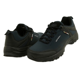 American Club Sapatos de trekking americanos à prova d'água softshell WT83 / 22 Azul marinho azul-marinho 4