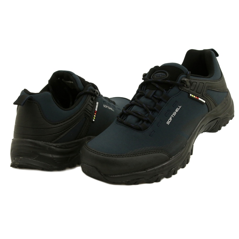 American Club Sapatos de trekking americanos à prova d'água softshell WT83 / 22 Azul marinho 4