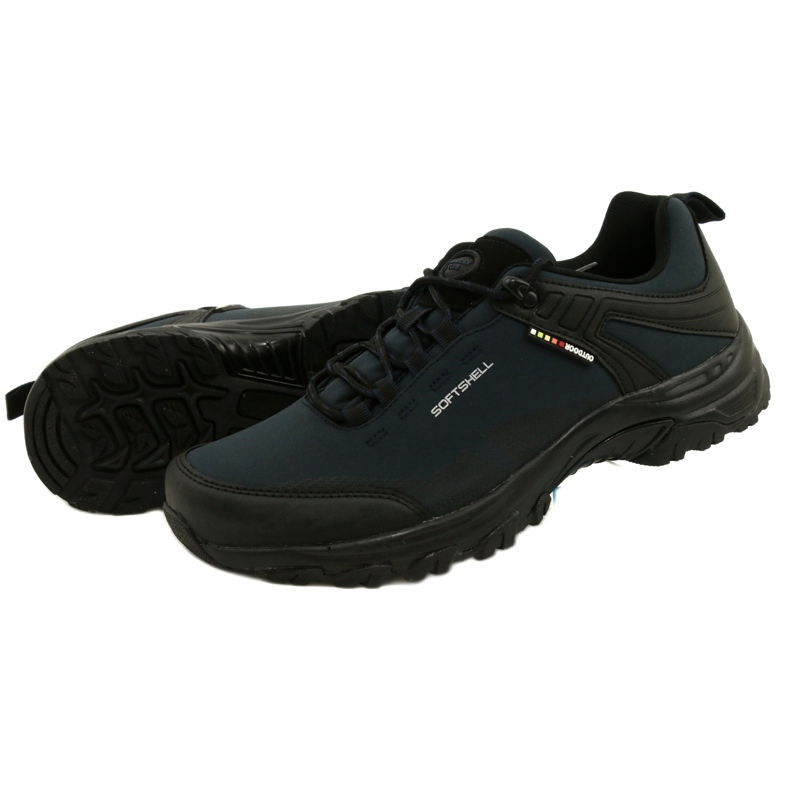 American Club Sapatos de trekking americanos à prova d'água softshell WT83 / 22 Azul marinho 5