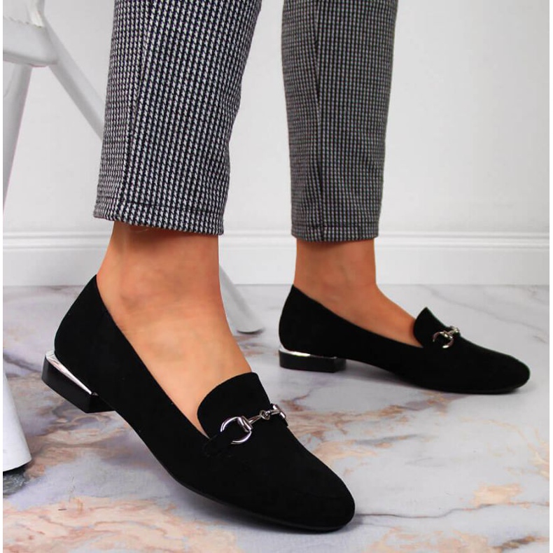 Mocassim preto com decoração Sergio Leone W SK360 2