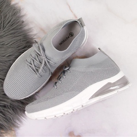 Sapato esportivo Potocki W WOL58A cinza 2