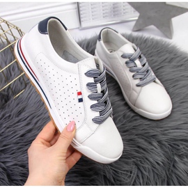 Tênis de couro Filippo W PAW312 branco 1