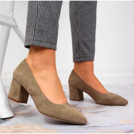 Sapatos de salto alto Sergio Leone W SK358B bege 2