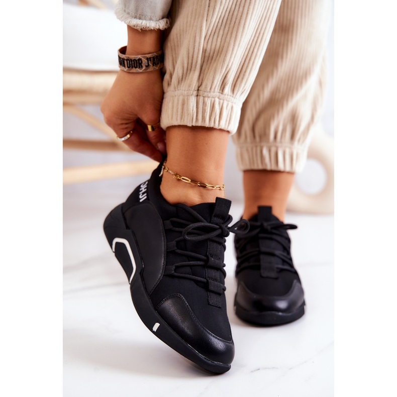 Vinceza Tênis esportivo Slip-on preto Marvene 1