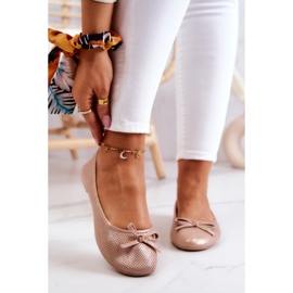 Palmilha feminina clássica bailarina perfilada rosa fimme 2