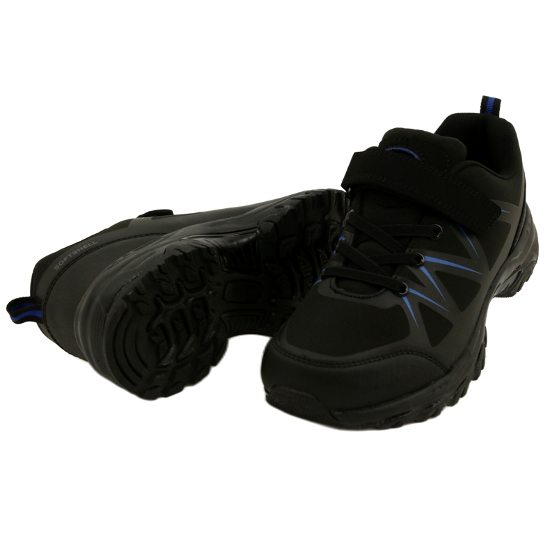 American Club Sapatos esportivos americanos softshell com velcro WT95/22 preto 4