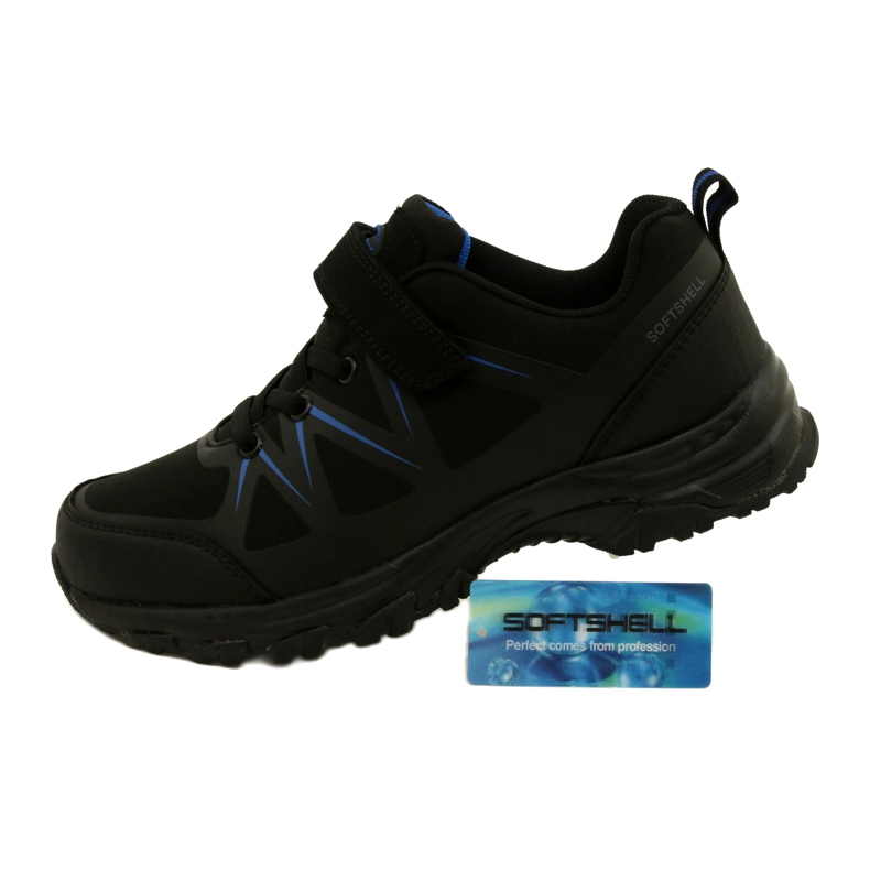 American Club Sapatos esportivos americanos softshell com velcro WT95/22 preto 5