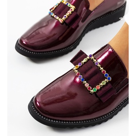 Sapatos Kalma lacados Borgonha vermelho 1