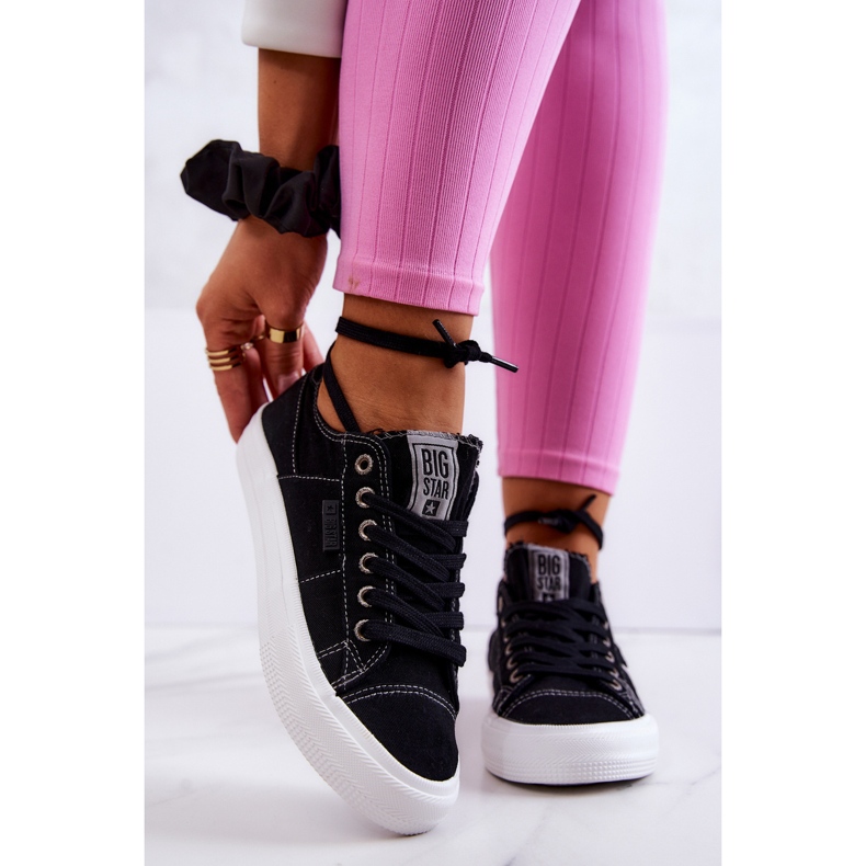 Tênis feminino Big Star JJ274098 Tênis preto 1