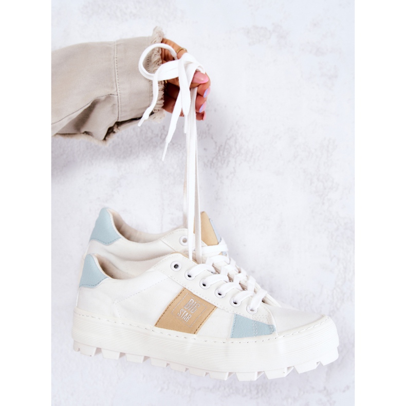 Tênis feminino Big Star JJ274480 Branco 2