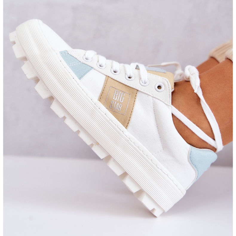 Tênis feminino Big Star JJ274480 Branco 1