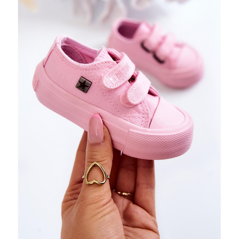 Tênis infantil clássico Big Star JJ374040 Rosa 1