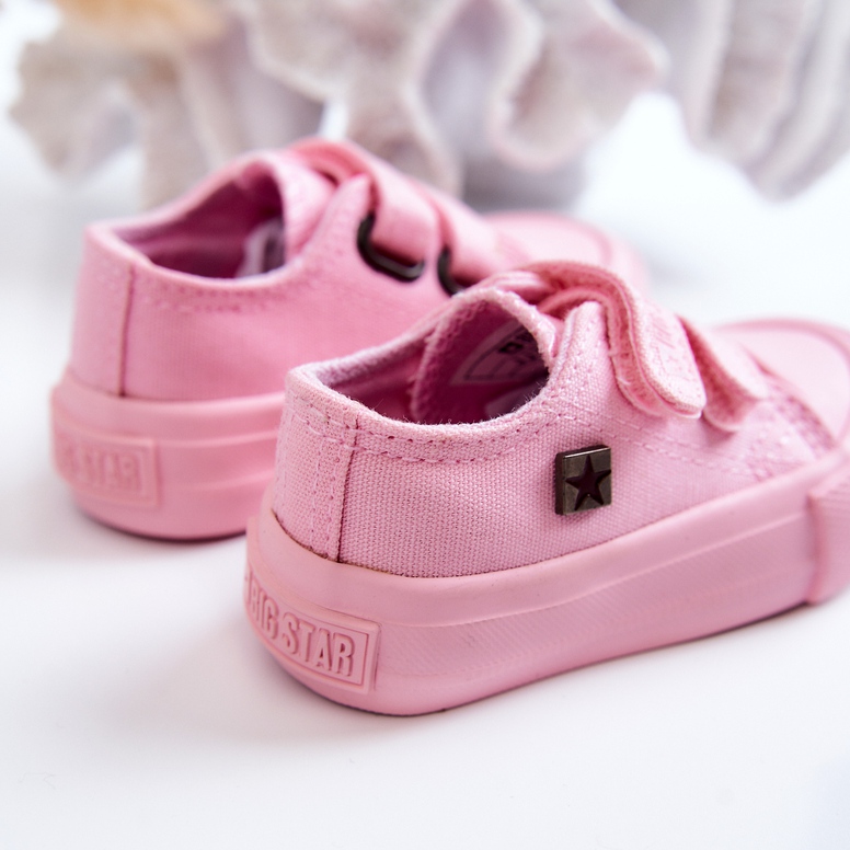 Tênis infantil clássico Big Star JJ374040 Rosa 2