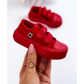 Tênis infantil clássico Big Star JJ374041 Vermelho 1