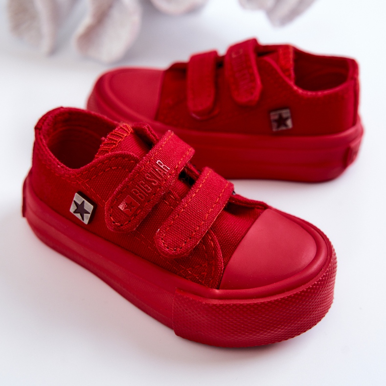 Tênis infantil clássico Big Star JJ374041 Vermelho 2