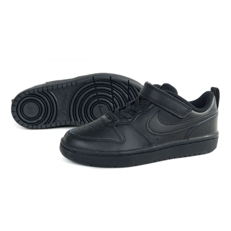 Tênis Nike Court Borough Low 2 Jr BQ5451-001 preto 1