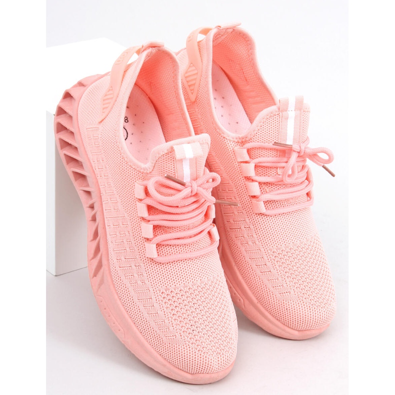 Kenza Pink meias tênis esportivos rosa 2
