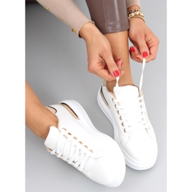 Tênis feminino Silvia WH / BEGE branco 1