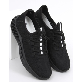 Tênis esportivo Kira Black meia preto 1
