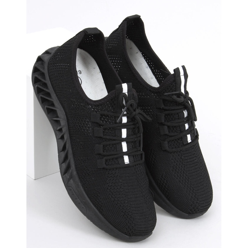Tênis esportivo Kira Black meia preto 1