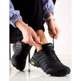 TRENDI Sapatos de trekking confortáveis preto 1