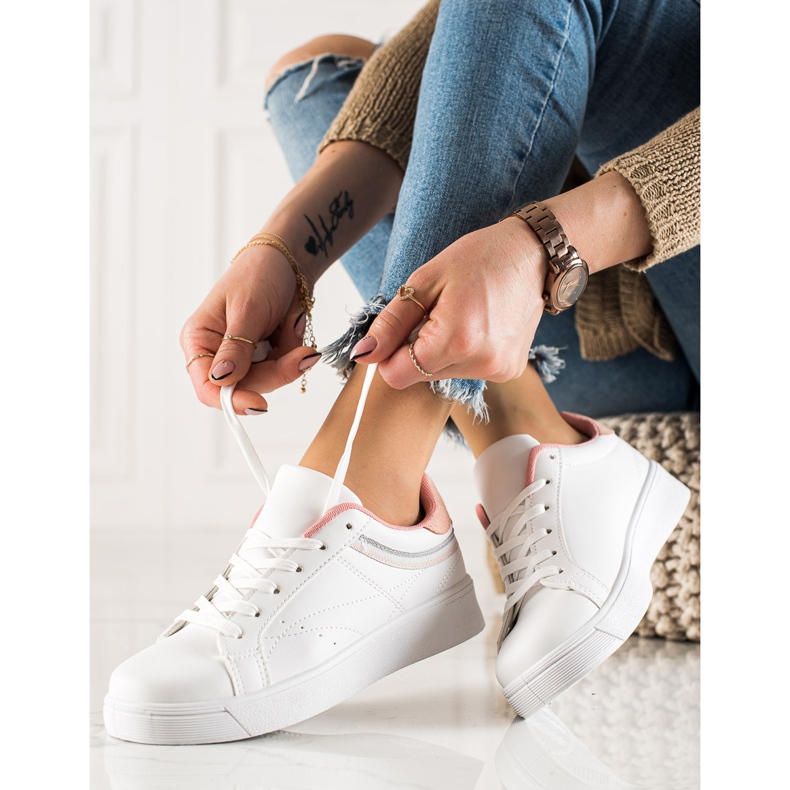 TRENDI Tênis Branco Casual 1