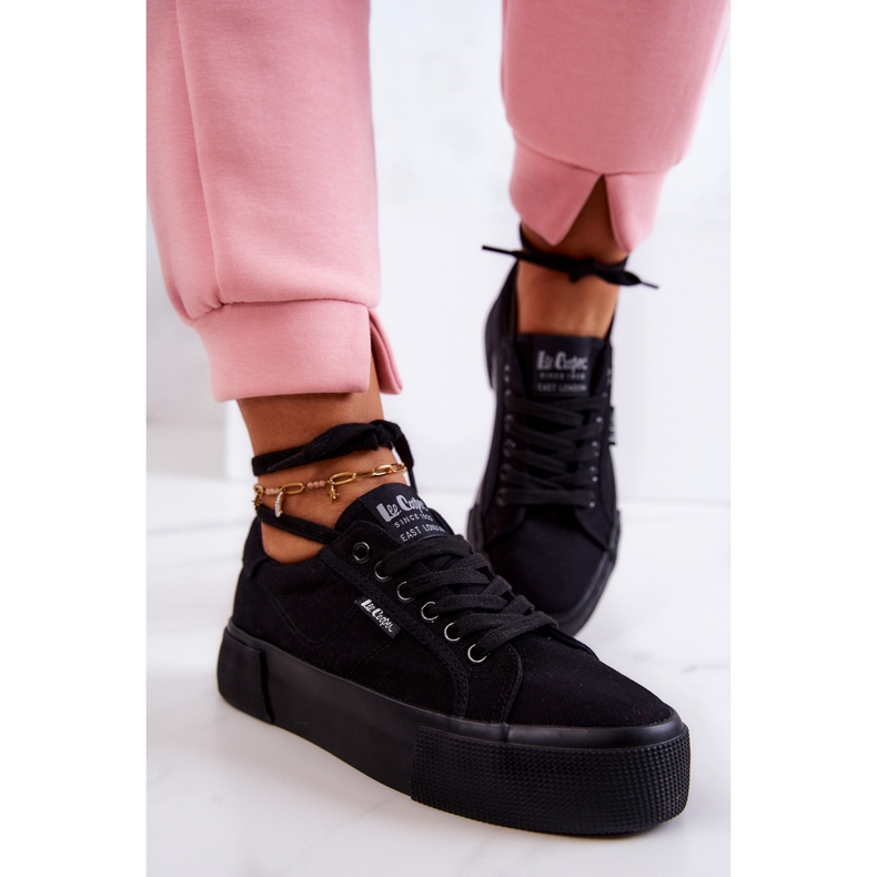 Tênis preto Lee Cooper LCW-22-31-0885L 2