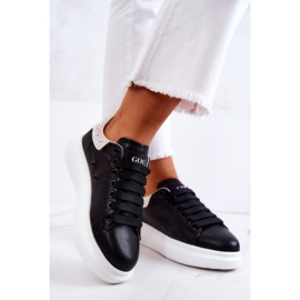 Tênis esportivo feminino GOE JJ2N4052 preto-branco 2