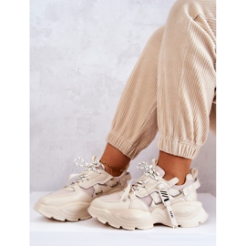 Tênis esportivo GOE JJ2N4082 bege 1