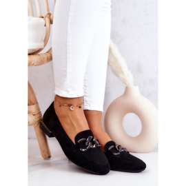 Mocassim de camurça Sergio Leone MK739 Preto 1