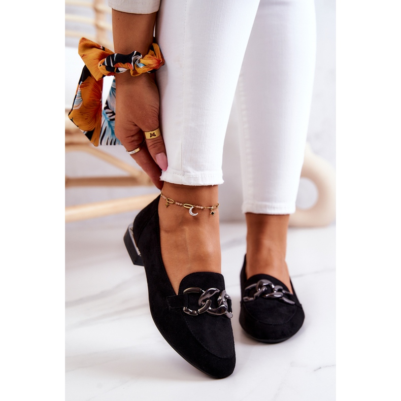 Mocassim de camurça Sergio Leone MK739 Preto 2