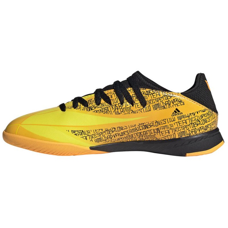 Adidas X Speedflow Messi.3 em sapatos J Jr GW7422 amarelo dourado 1 Adidas X Speedflow Messi.3 em sapatos J Jr GW7422 amarelo dourado 1